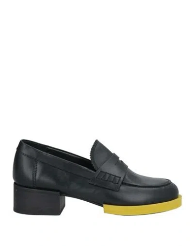 Paloma Barceló Woman Loafers Black Size 10 Leather