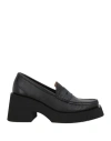 Paloma Barceló Woman Loafers Black Size 6 Leather