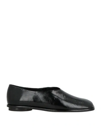 Paloma Barceló Woman Loafers Black Size 8 Leather
