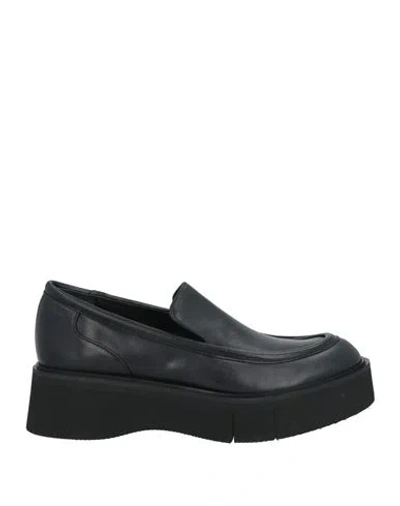 Paloma Barceló Woman Loafers Black Size 6 Leather