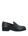 Paloma Barceló Woman Loafers Black Size 7 Leather In Black