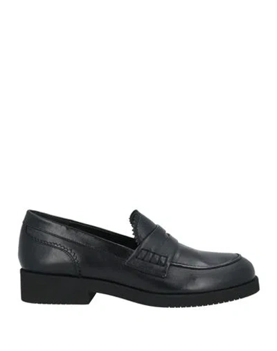 Paloma Barceló Woman Loafers Black Size 6 Leather