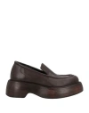 Paloma Barceló Woman Loafers Dark Brown Size 7 Soft Leather
