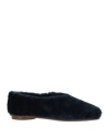 Paloma Barceló Woman Loafers Midnight Blue Size 7 Shearling