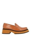 Paloma Barceló Woman Loafers Tan Size 7 Leather In Brown
