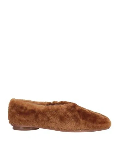 Paloma Barceló Woman Loafers Tan Size 7 Shearling