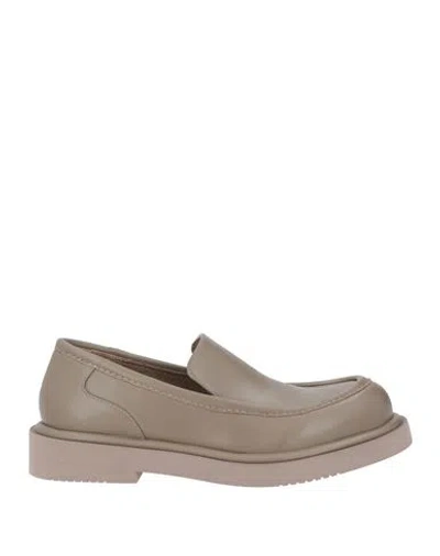 Paloma Barceló Woman Loafers Taupe Size 8 Leather In Neutral
