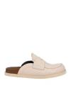 Paloma Barceló Woman Mules & Clogs Beige Size 8 Leather