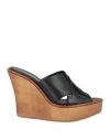 Paloma Barceló Woman Mules & Clogs Black Size 8 Leather