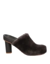 Paloma Barceló Woman Mules & Clogs Dark Brown Size 9.5 Shearling