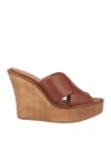 Paloma Barceló Woman Mules & Clogs Tan Size 8 Leather