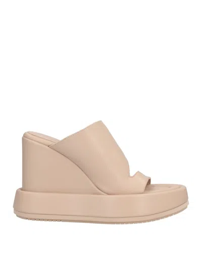 Paloma Barceló Sandals In Beige