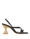 Paloma Barceló Bademia Leather Slingbacks In Black