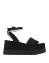 Paloma Barceló Mairena Platform Sandals In Black