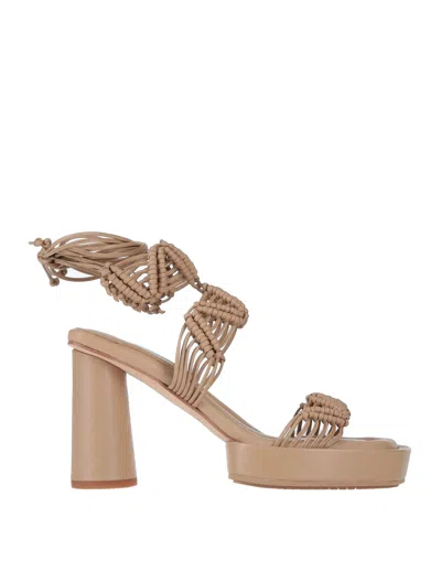 Paloma Barceló Sandals In Beige
