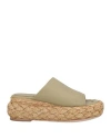 Paloma Barceló Espadrilles In Sage Green