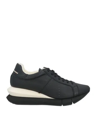 Paloma Barceló Woman Sneakers Black Size 10 Leather In Black