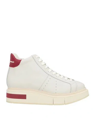 Paloma Barceló Woman Sneakers White Size 9 Leather