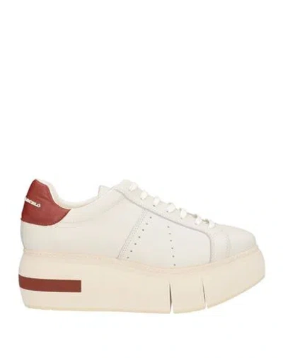 Paloma Barceló Woman Sneakers White Size 9.5 Leather