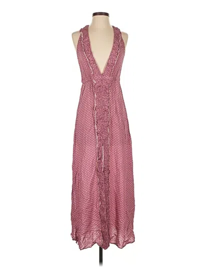 Pre-owned Paloma Blue Casual Dress In Burgundy