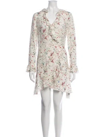 Pre-owned Paloma Blue Silk Mini Dress In Neutrals
