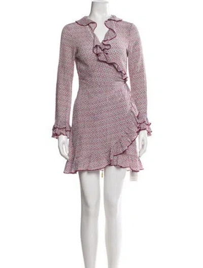 Pre-owned Paloma Blue Silk Mini Dress In Pink