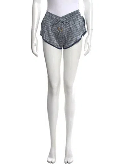 Pre-owned Paloma Blue Silk Mini Shorts In Black