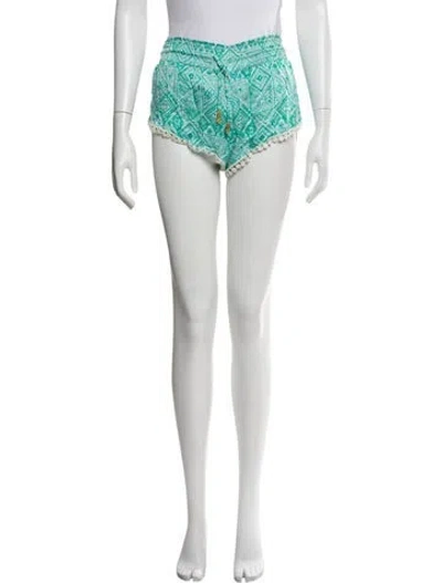 Pre-owned Paloma Blue Silk Mini Shorts In Blue