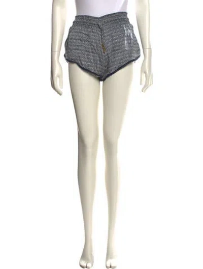 Pre-owned Paloma Blue Silk Mini Shorts In Neutral