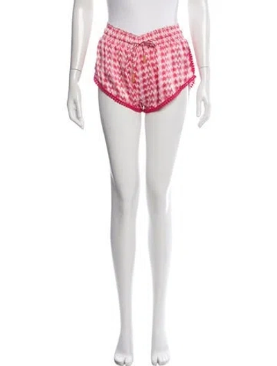 Pre-owned Paloma Blue Silk Mini Shorts In Pink
