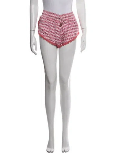 Pre-owned Paloma Blue Silk Mini Shorts In Pink