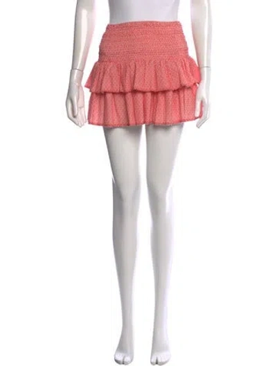 Pre-owned Paloma Blue Silk Mini Skirt In White