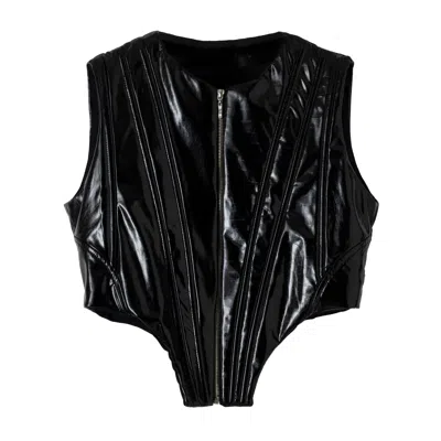 Paloma Lira Men's Black Brave Corset Top