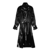 Paloma Lira Men's Black Matrix Trench In Black