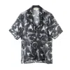 Paloma Lira Men's Black Scorpios Chiffon Shirt In Black