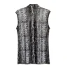 Paloma Lira Men's Grey Python Top In Grey