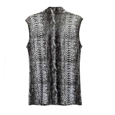 Paloma Lira Men's Grey Python Top