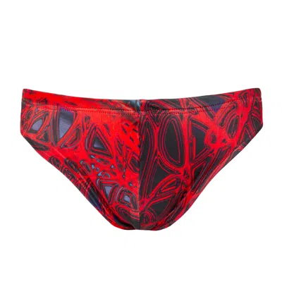 Paloma Lira Men's Red Read Heart Brief