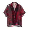 Paloma Lira Men's Red White Scars Shirt In Red