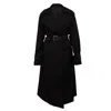 Paloma Lira Women's Black Dark Knight Trench Coat In Black