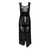 Paloma Lira Women's Black Hole Sweater Dress In Black