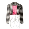 Paloma Lira Women's Black / White Sad Lolita Jacket In Black/white