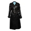 Paloma Lira Women's Black Your Fave Trench Coat In Black