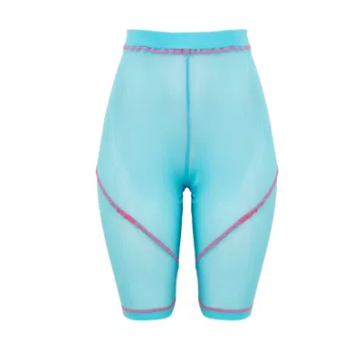Paloma Lira Women's Blue Mesh Bikers