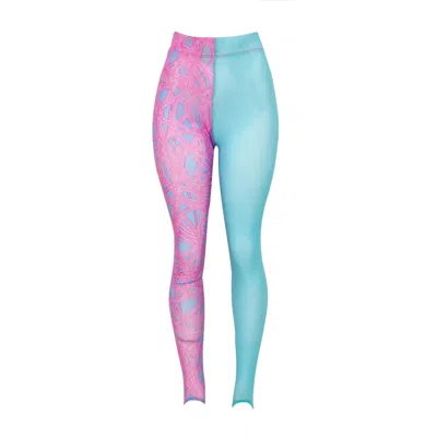 Paloma Lira Women's Blue Plastic Victorian Leggings