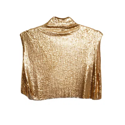 Paloma Lira Women's Gold Sparkle Top