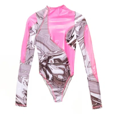 Paloma Lira Women's Grey Latex & Lycra Body