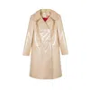 Paloma Lira Women's Neutrals Glitter Nude Coat In Brown