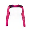 Paloma Lira Women's Pink / Purple Cherry Crystal Sleeves In Pink/purple