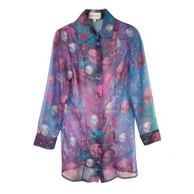 Paloma Lira Women's Pink / Purple Reborn Blouse In Pink/purple